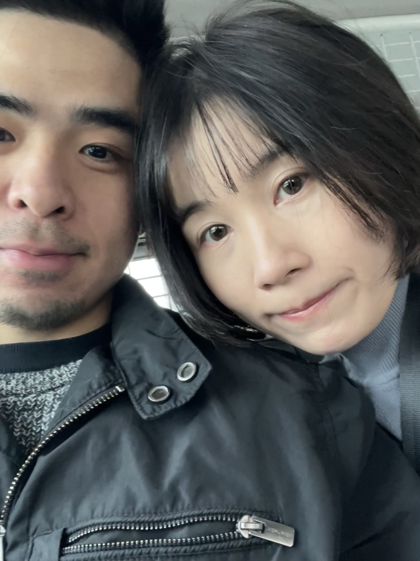 在香港拍攝的兩人生活照片