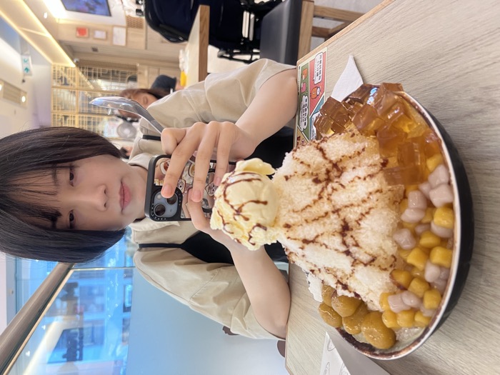 在香港拍攝的兩人生活照片